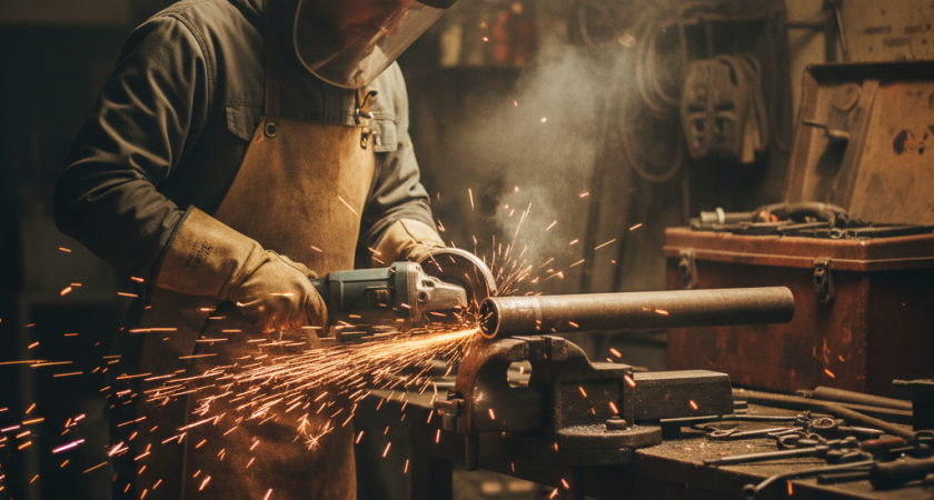 Опытный мастер рассказал – что сделать, чтобы болгарка резала идеально ровно без специальных инструментов: всё оказалось просто