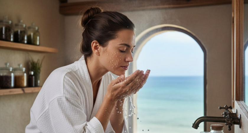 Умывание солью: самый простой и доступный способ омоложения - результат поражает