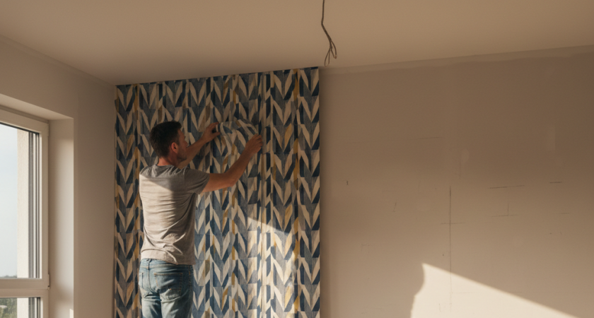 Что делать сначала - клеить обои или натягивать потолок. Запомните, чтобы не пришлось переделывать