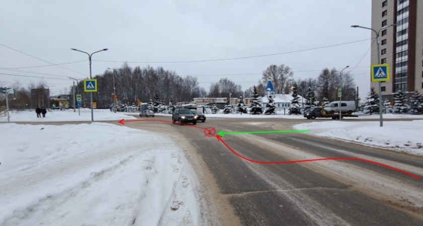 Водитель сбил женщину в Коми и скрылся