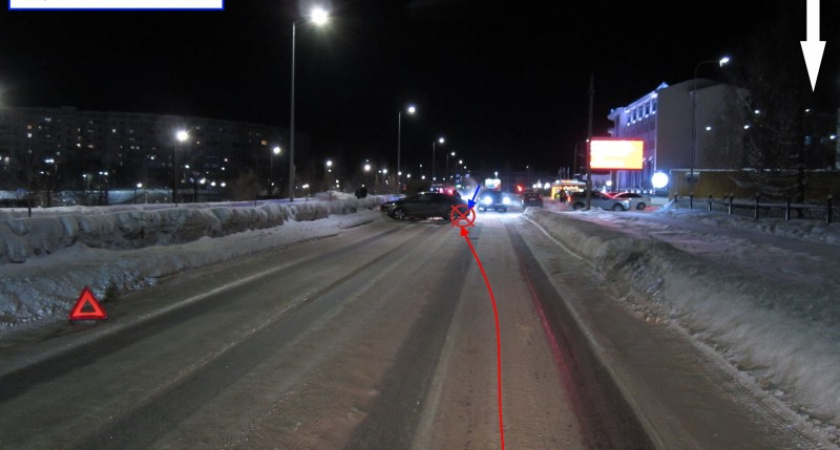В Ухте водитель Kia выехал на встречную полосу и столкнулся с "УАЗом"