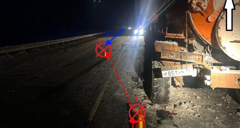 В Коми иномарка столкнулась с фурой