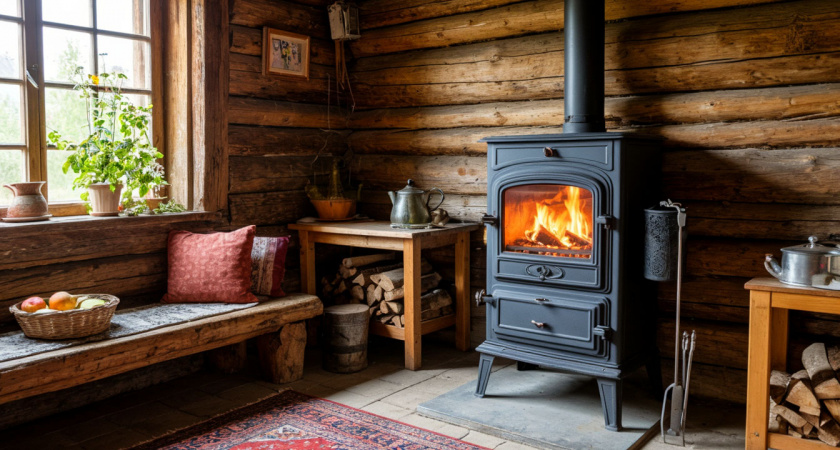 Народная печь, которая греет лучше любой электрики: ставлю и в дом, и на дачу, и в гараж