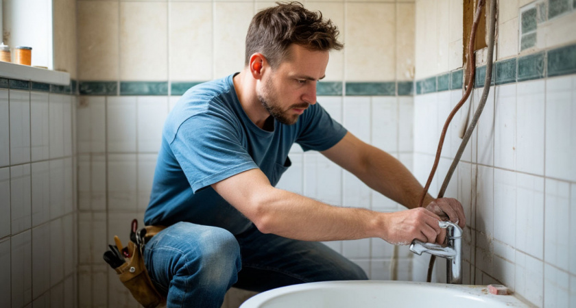 Самая бюджетная отделка ванной: дешевле плитки в 10 раз и быстрее во столько же – вот, что понадобится