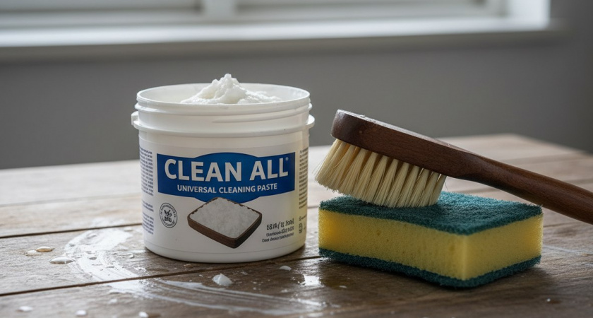 Делаю копеечную пасту для уборки, которая даст фору любой дорогущей химии: справляется даже с застарелым жиром