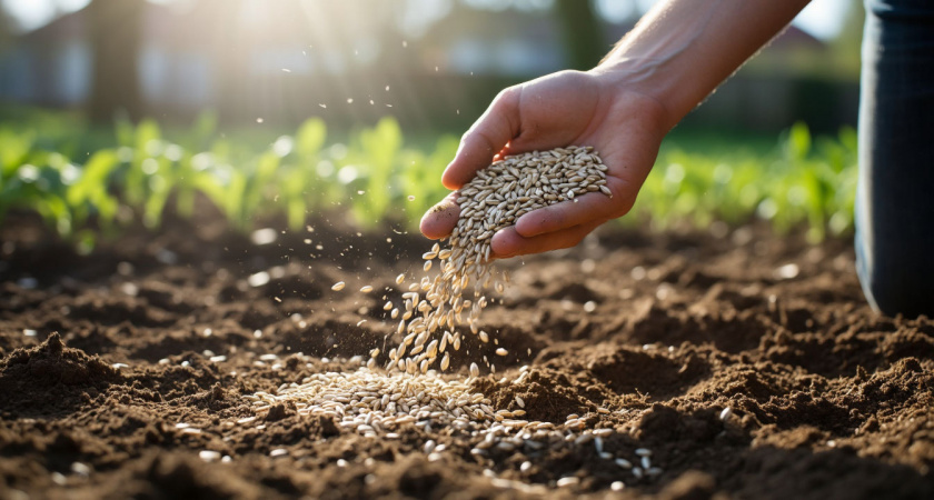 3 крупы из магазина заменяют мне тонну навоза. Распределяю зимой по снегу, весной удобрения не покупаю