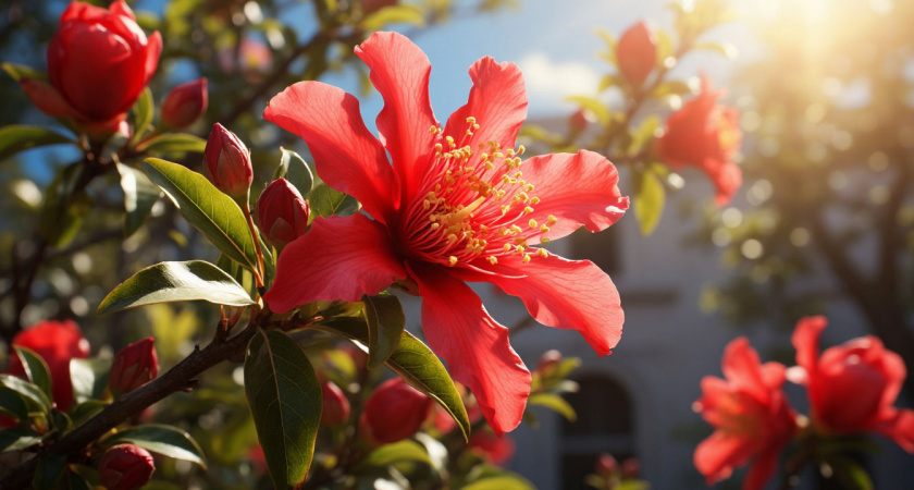 Пурпурные облака, алые чаши и гигантские цветы: многолетние растения, которые преображают сад