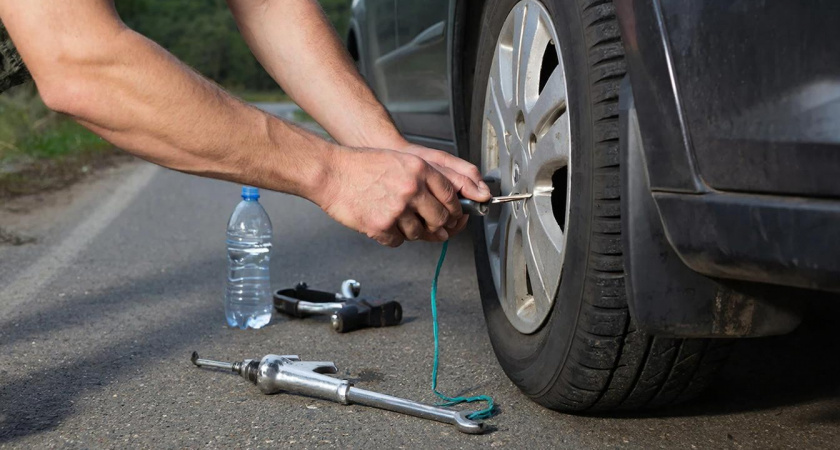 Спустило колесо, а запаски нет: что делать в такой ситуации - показываю одну хитрость