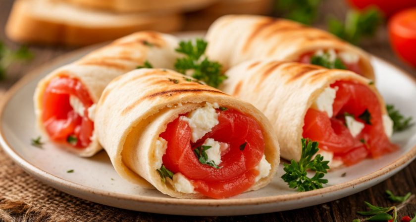 Быстро, просто и нереально вкусно: берем лаваш и готовим вкуснейшие рулетики - сметут со стола в два счета