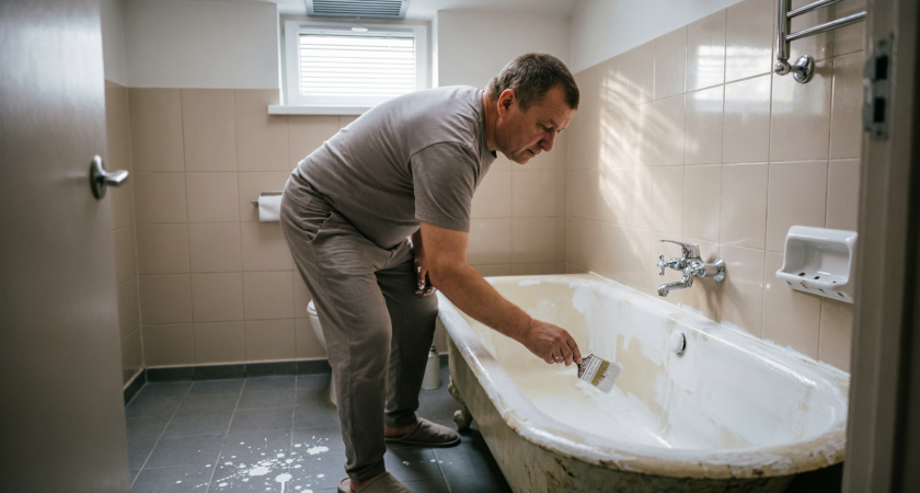 Старая ванна будет словно с витрины магазина: быстрый способ покраски чугуна в домашних условиях