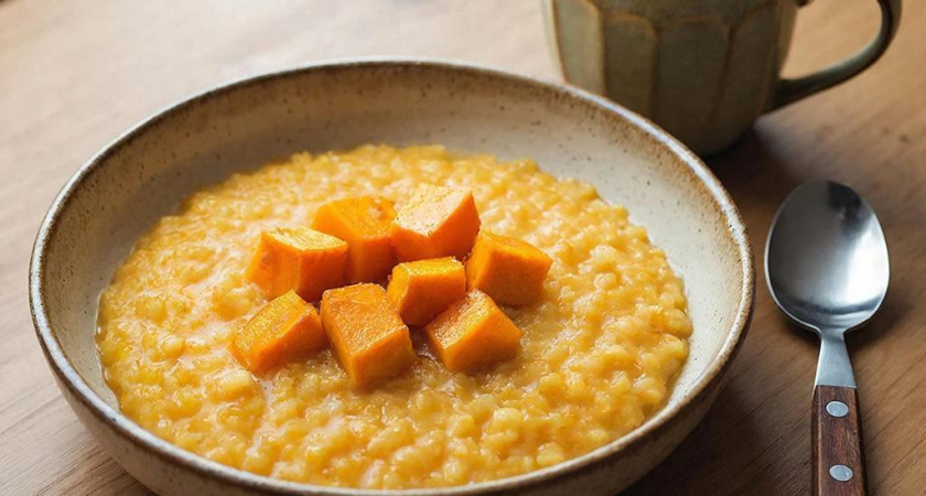 "Молодильная каша": почему пшено с тыквой на завтрак - лучший зимний ритуал для легкости и потрясающей кожи