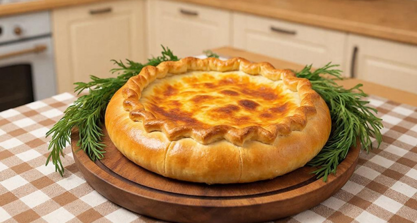 Выпекается всего 10 минут - готовлю роскошный осетинский пирог с картошкой только так: домашних за уши не оттащить
