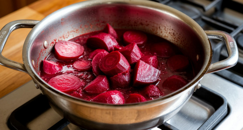 Не варю свеклу часами — хватает 15 минут: существует одна уловка при варке — выходит вкуснее, сочнее и без запаха на весь дом