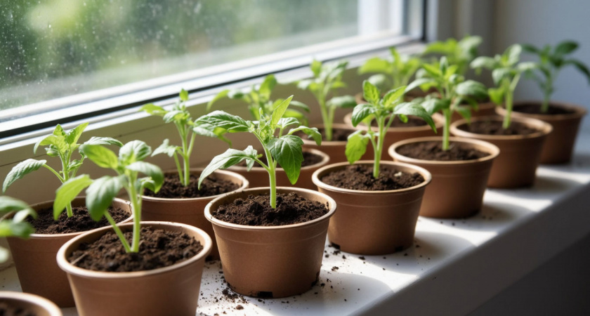 Сею для рассады перец, помидоры, огурцы и цветы только так: за 2 дня все семена дружно всходят