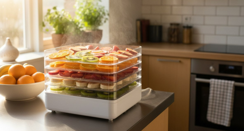 Купила в "Фикс Прайсе" сушилку для фруктов и овощей. Но использовала не по назначению: рассказываю, для чего она мне на кухне