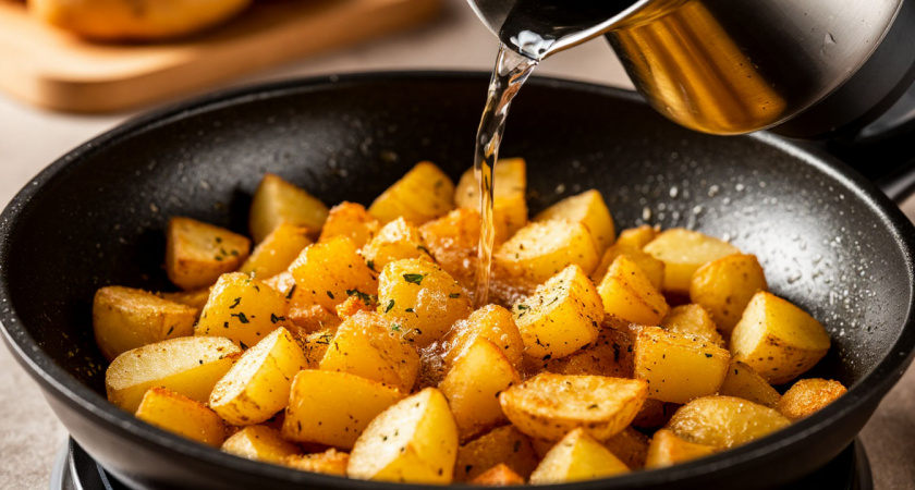 Зачем шеф-повара перед жаркой ошпаривают картошку кипятком - хитрость, про которую знают, только профи