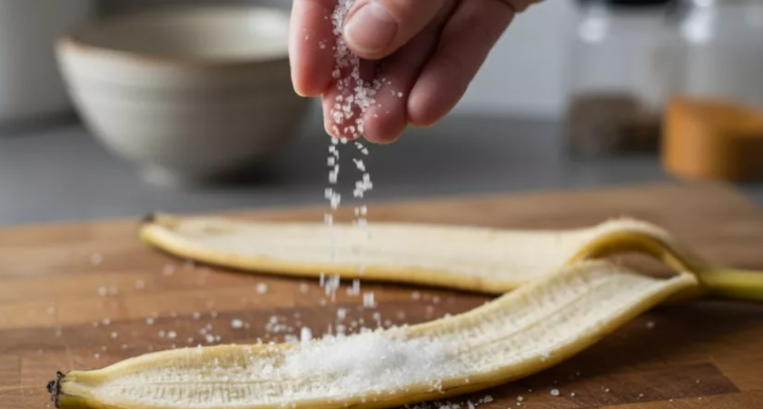 Банановую кожуру посыпаю солью —всю зиму не нарадуюсь своей смекалке: лучший лайфхак для ленивцев