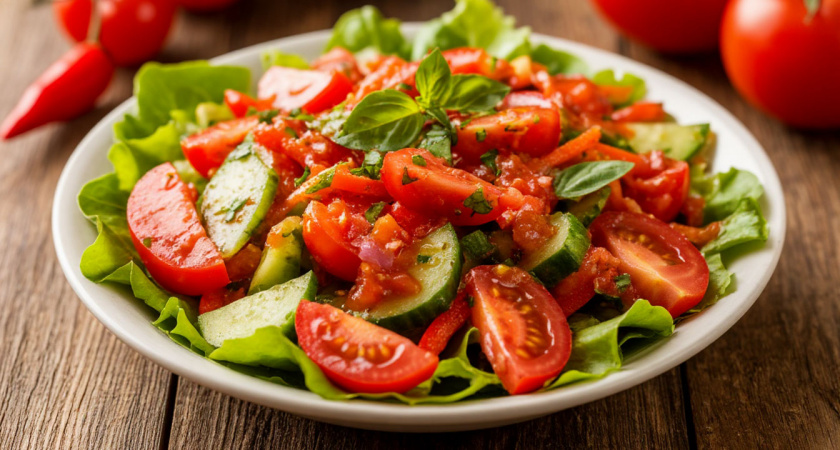 Беру самые дешёвые овощи – и делаю вкусный постный салат: рецепт для тех, кто хочет сэкономить