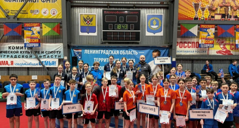 Серебро выиграли теннисисты Коми на первенстве СЗФО