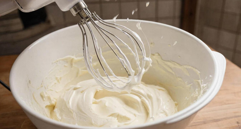 Крем для торта со вкусом Пломбира. Без сливок и творожного сыра - простой, но очень вкусный крем