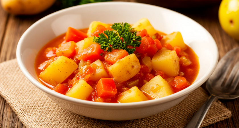 Тушёная картошка получится вкусной у каждого, если соблюдать эти простые правила: рецепт от шеф-повара