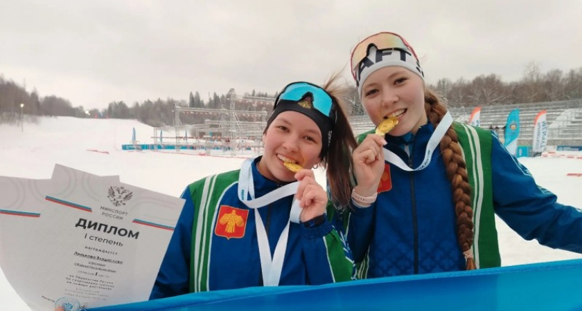 Юные туристки из Республики Коми покорили сложнейшую лыжную дистанцию в Ижевске и привели команду к пьедесталу