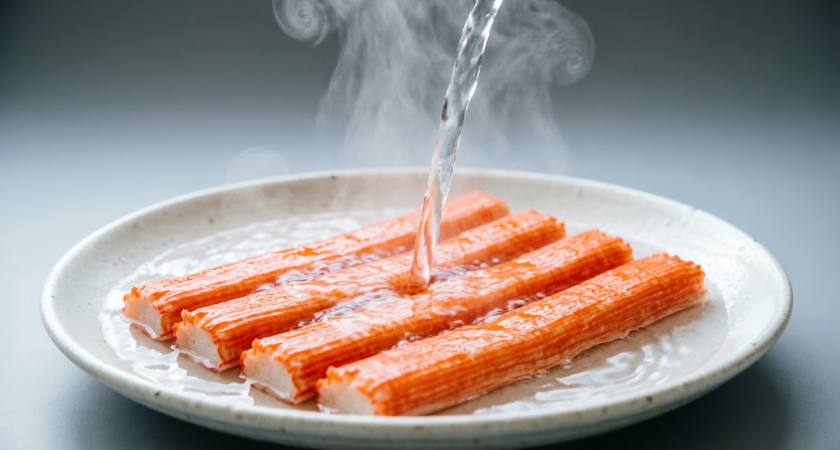 Заливаю крабовые палочки кипятком и получается вкуснейший деликатес за копейки. Повар из дорогого ресторана научил