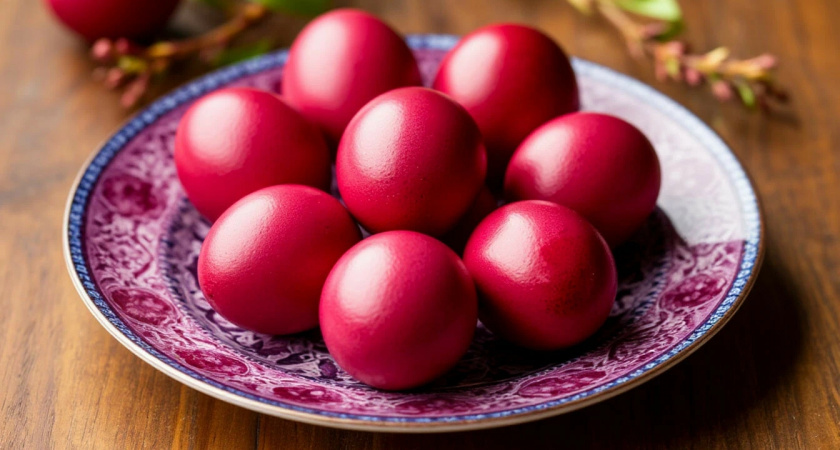 Забудьте о свекле и луковой шелухе: красим пасхальные яйца новым способом — скорлупки будут ярче гранатовых зерен 