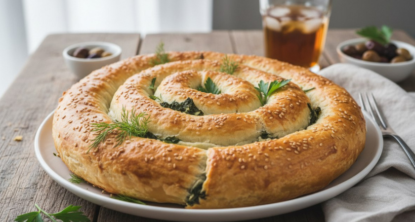 Ленивый пирог за копейки: улитка из лаваша за 20 минут покорит всю семью