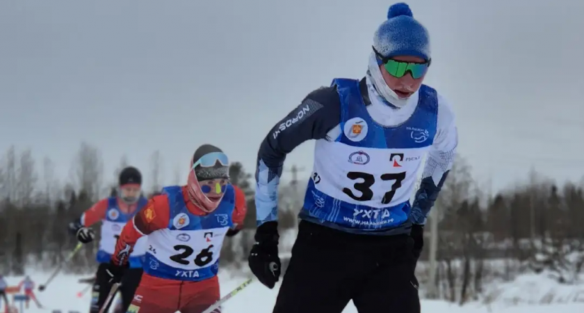 Юные лыжники разыграли медали первенства Коми на трассах Ухты