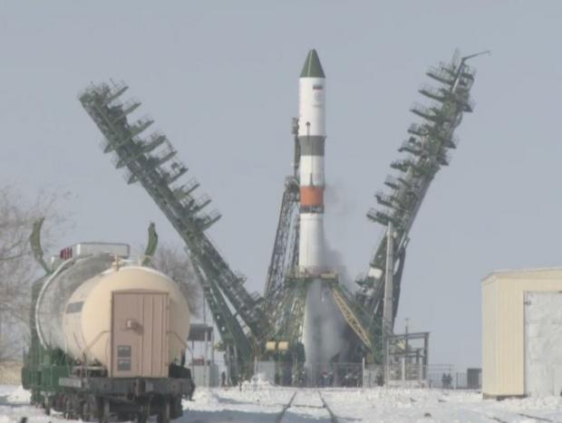 Прямой эфир: старт с Байконура ракеты-носителя «Союз-2.1а»