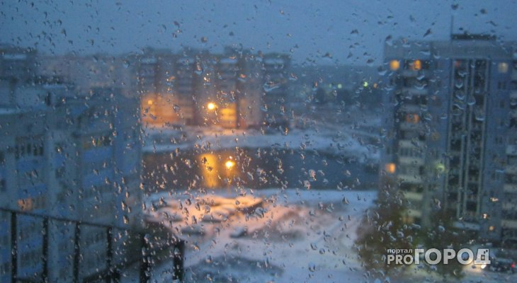 Мокрый снег и дожди ожидаются в Коми в воскресенье