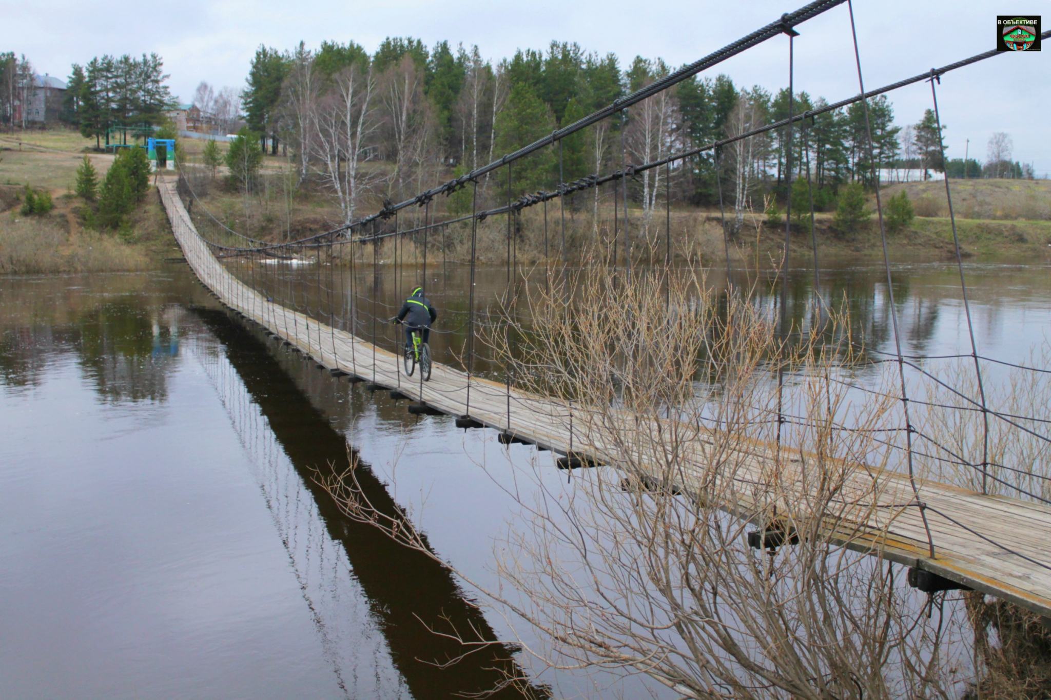 Мост в Усть-Ухте починили
