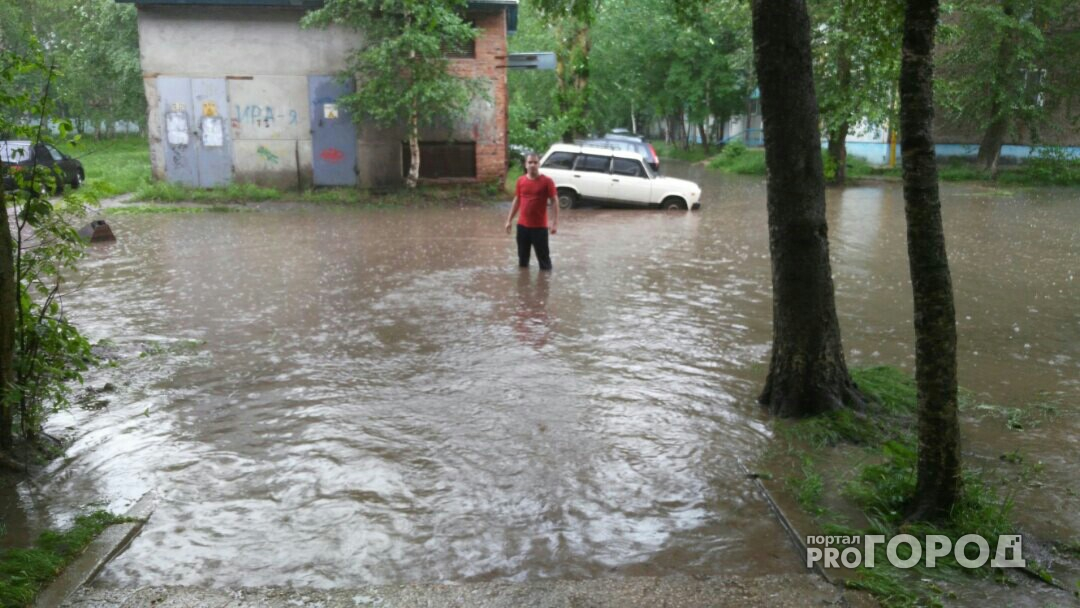 В Ухте произошел грандиозный потоп (фото, видео)