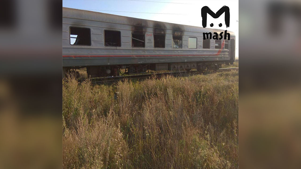 В Воронежской области на ходу загорелся вагон поезда с пассажирами внутри