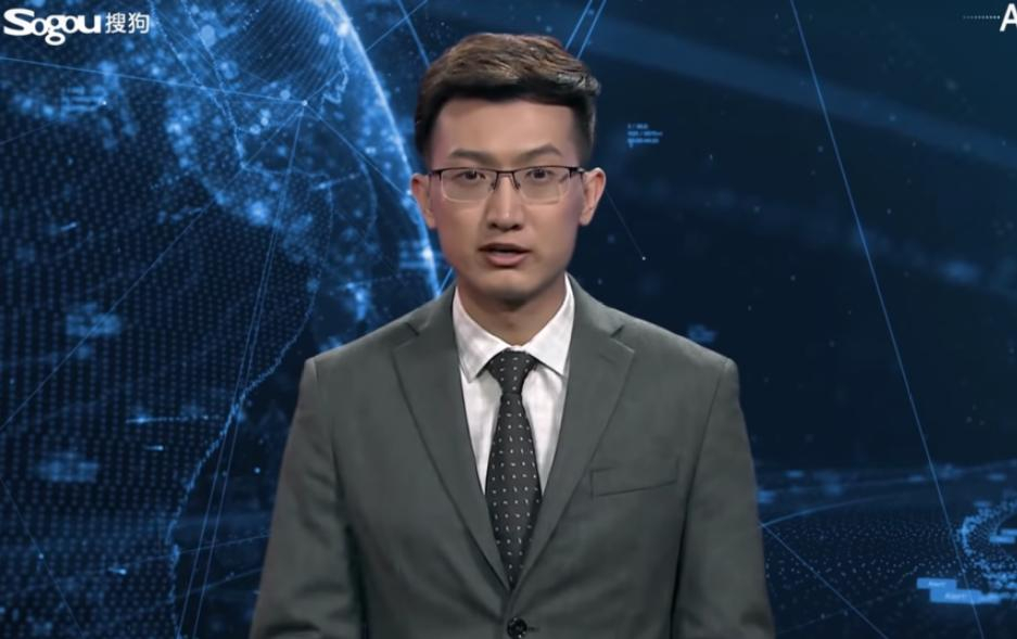 До чего техника дошла: в Китае робот провел эфир по телевизору