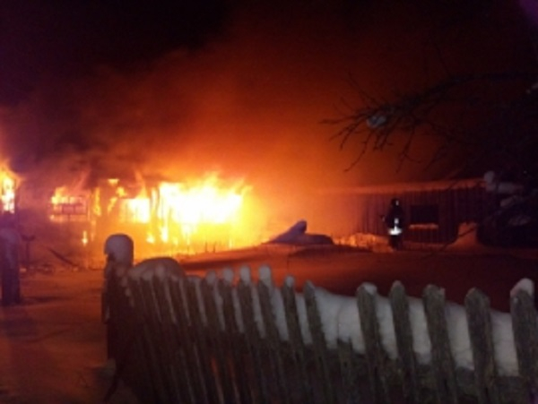 В одном из районов Коми сгорела зимняя кухня