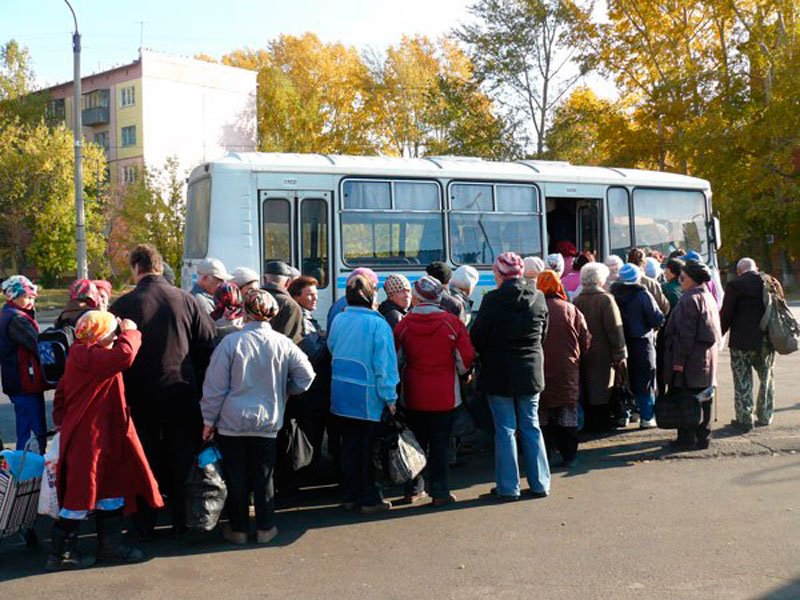 В Сосногорске начал курсировать автобус до дач
