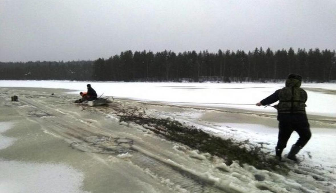 В Коми погиб рыбак, который провалился под лед на глазах у друзей