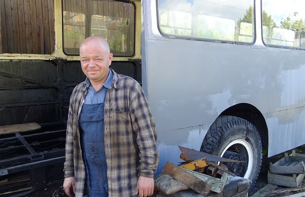 Ухтинец реставрирует советский ЛиАЗ для экскурсий по городу