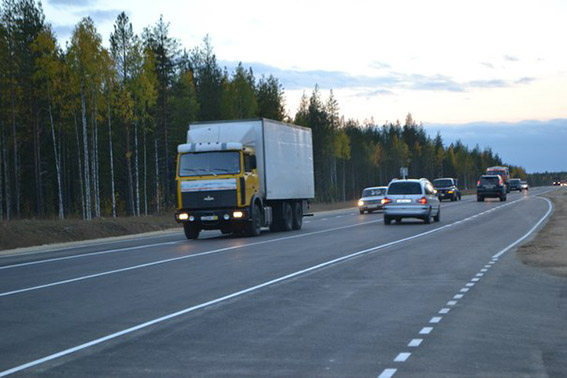 В августе на участке дороги Сыктывкар–Ухта введут ограничение движения автомобилей