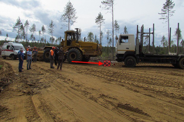 В Коми на лесозаготовках трактор наехал на человека