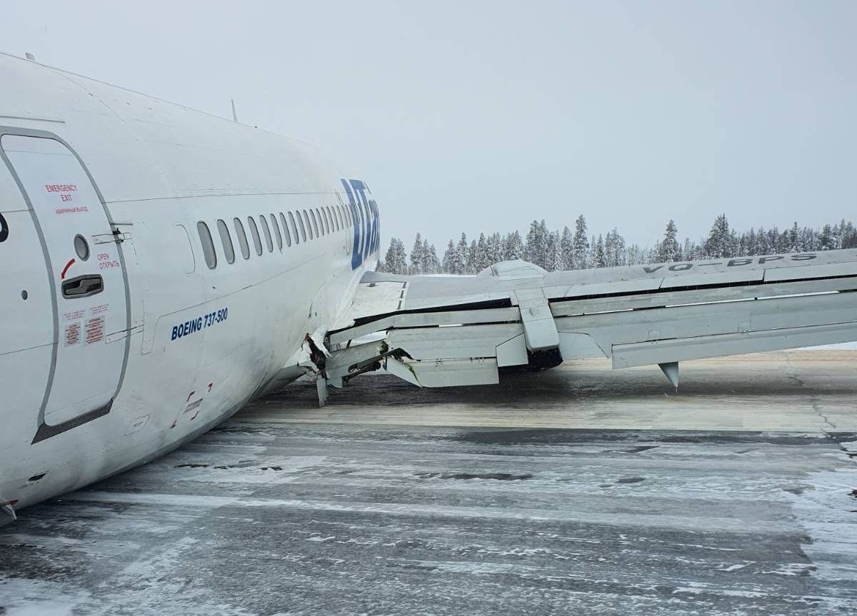 Жесткая посадка самолета в Коми произошла из-за резкой смены ветра