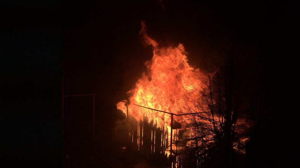В Коми при пожаре в доме заживо сгорел мужчина