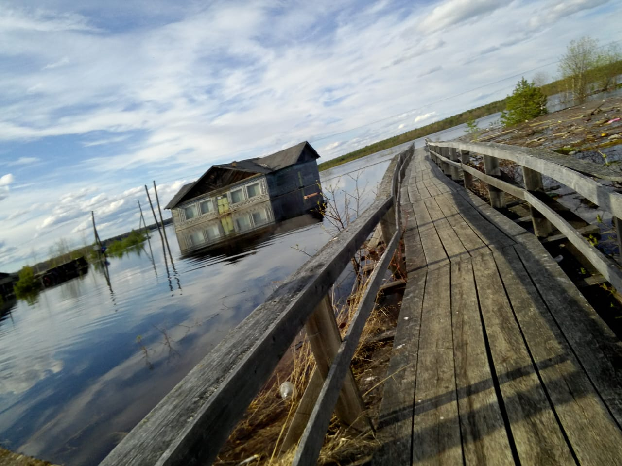 В Сыктывдинском районе затоплено 6 домов