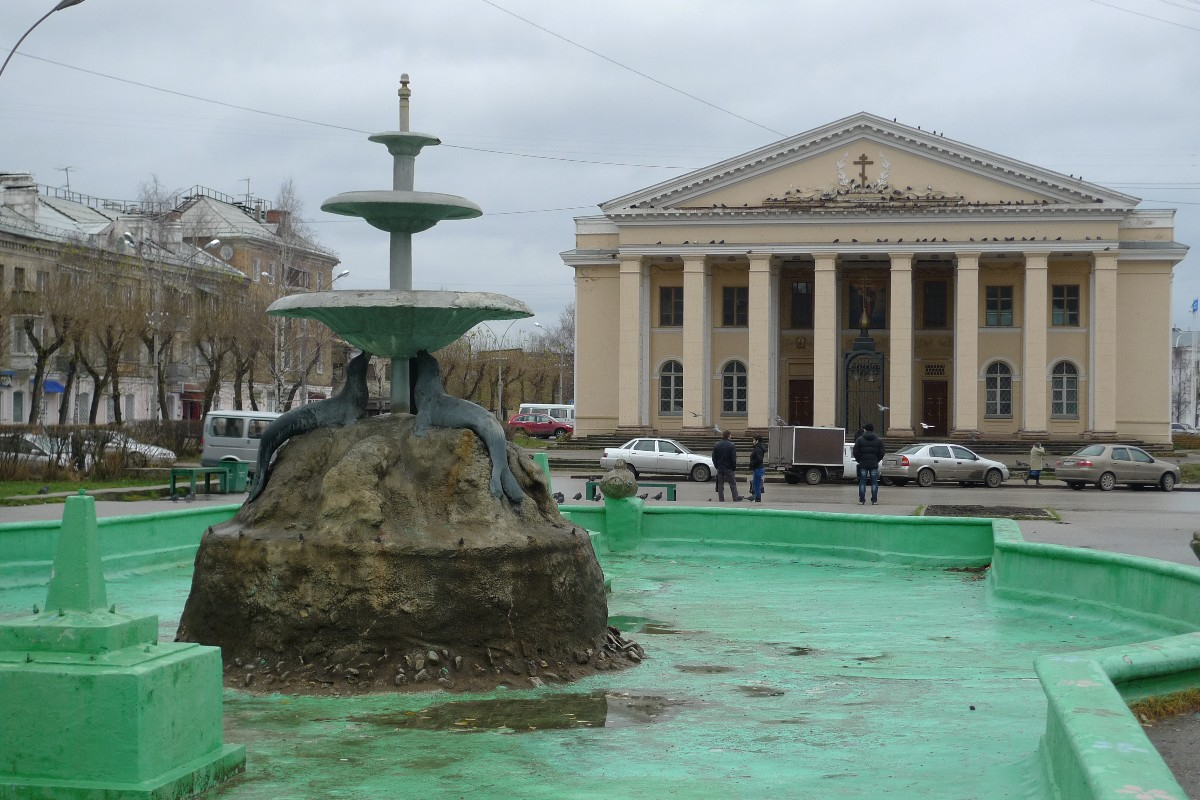 В Ухте за 29 миллионов благоустроят Октябрьскую площадь и установят фонтан