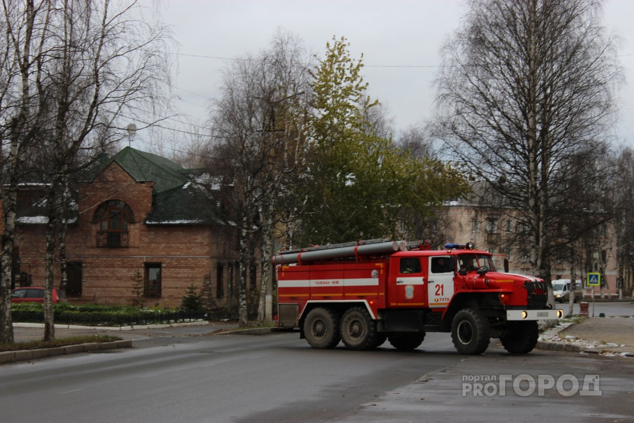 В Коми за сутки произошло 4 пожара: в Ухте горел автобус