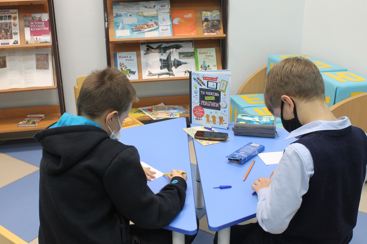 В Коми при детской библиотеке открылась мультипликационная студия