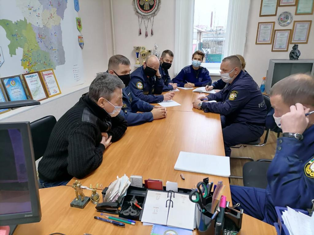 В Ухтинском районе провели проверку пожарно-спасательных сил