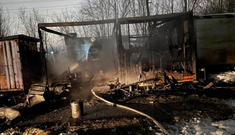 В Коми при пожаре в балке погибли два человека